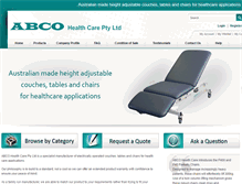 Tablet Screenshot of abcohc.com.au